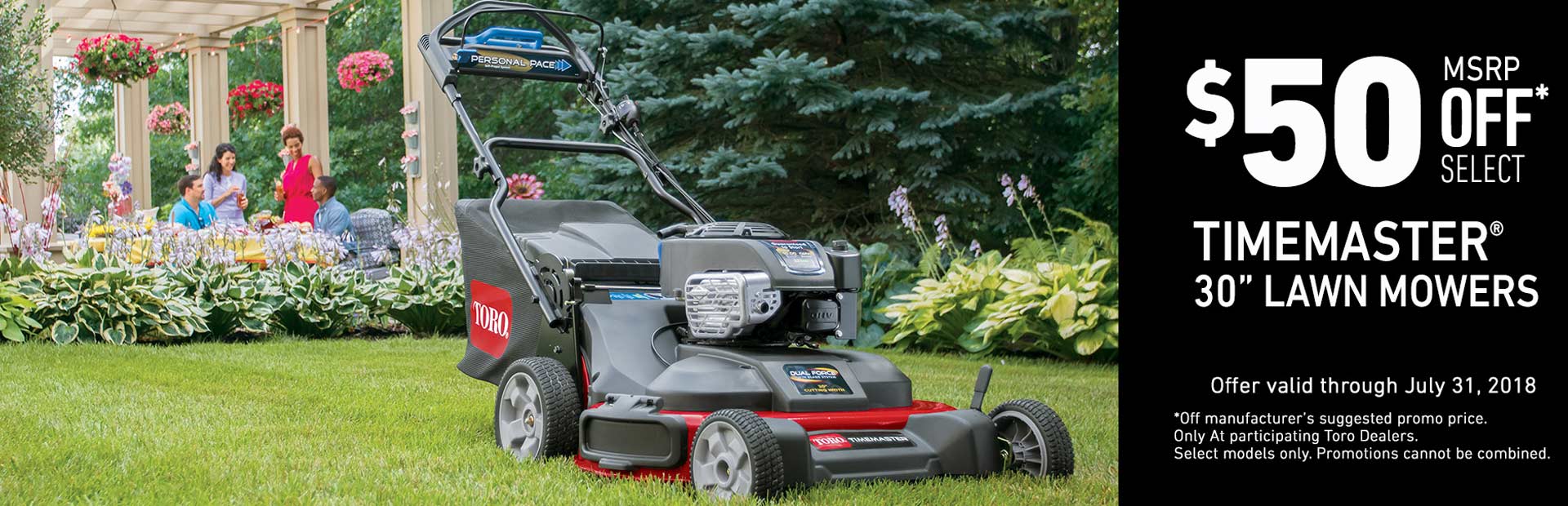 Toro: $50 Off TimeMaster Mowers